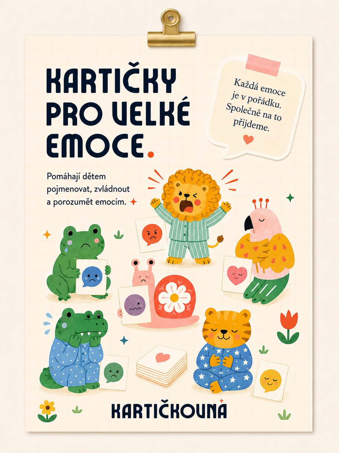 Kartičky pro velké emoce